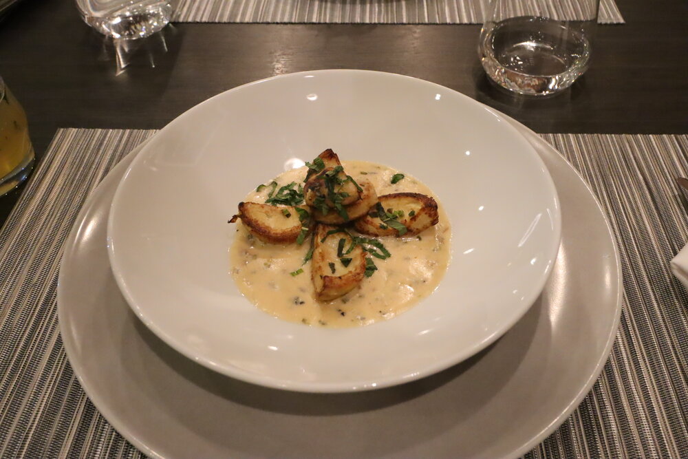 American Airlines Flagship First Dining New York JFK – Grilled artichokes