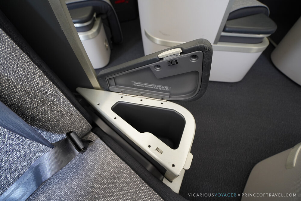 Air Canada A330 new business class – Storage compartment