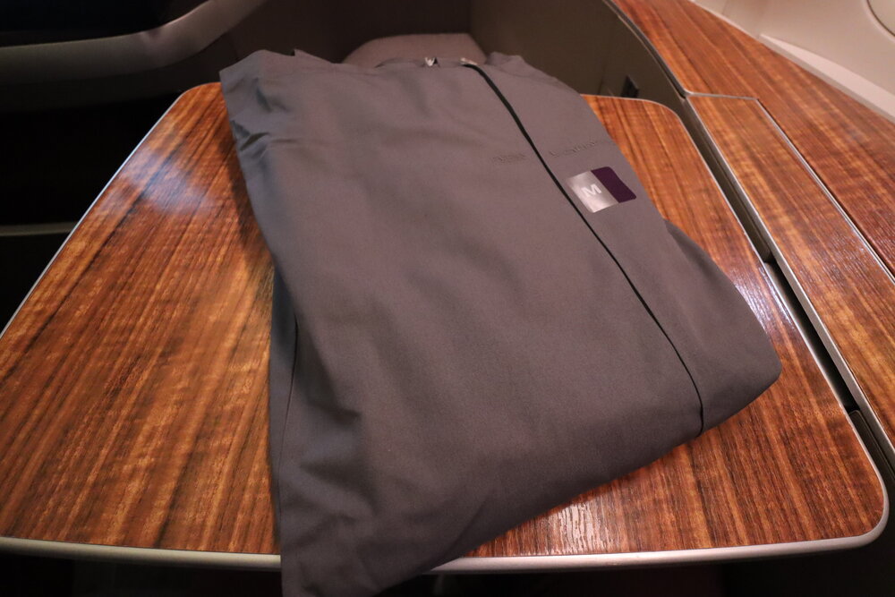 Cathay Pacific First Class – Pajamas