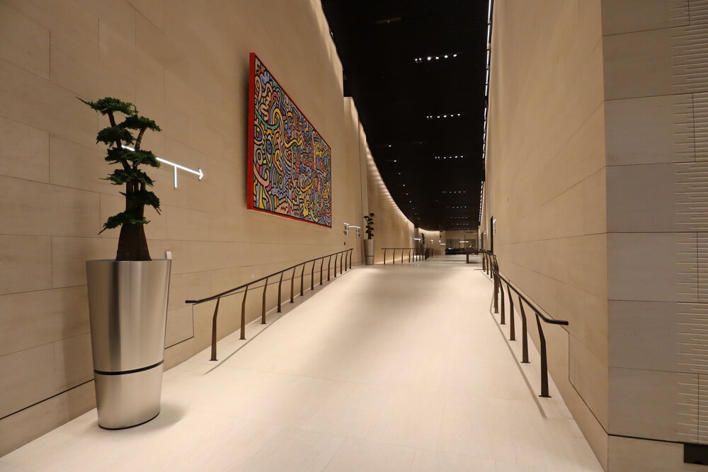 Qatar Airways Al Safwa First Class Lounge Doha – Hallway