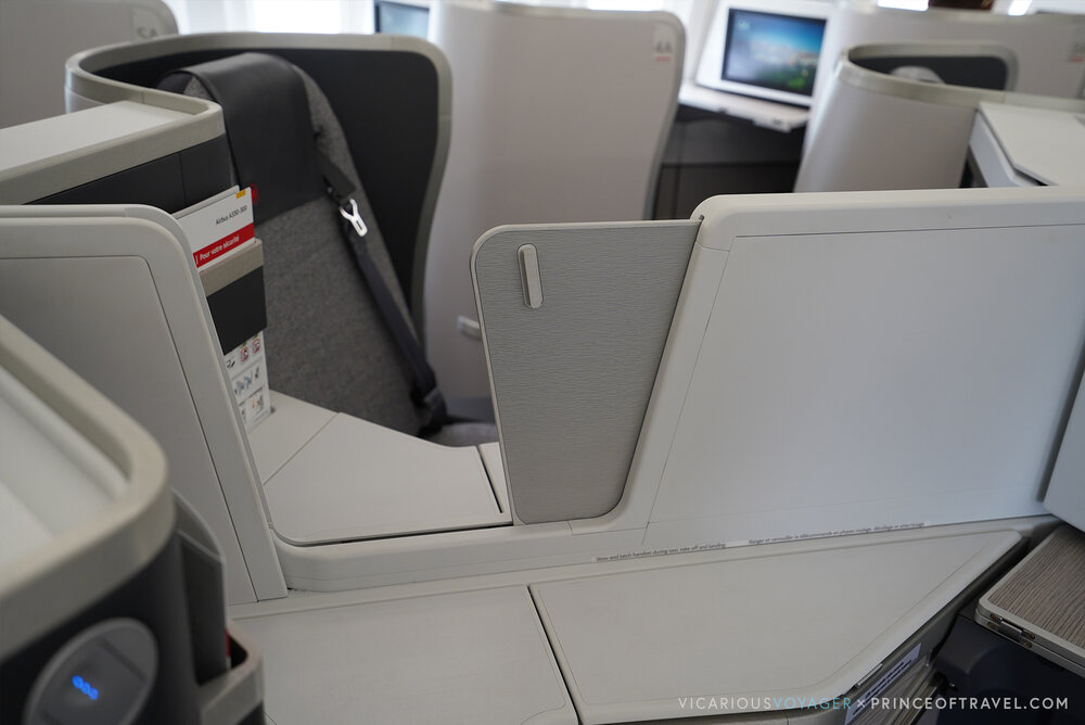 Air Canada A330 new business class – Middle dividers