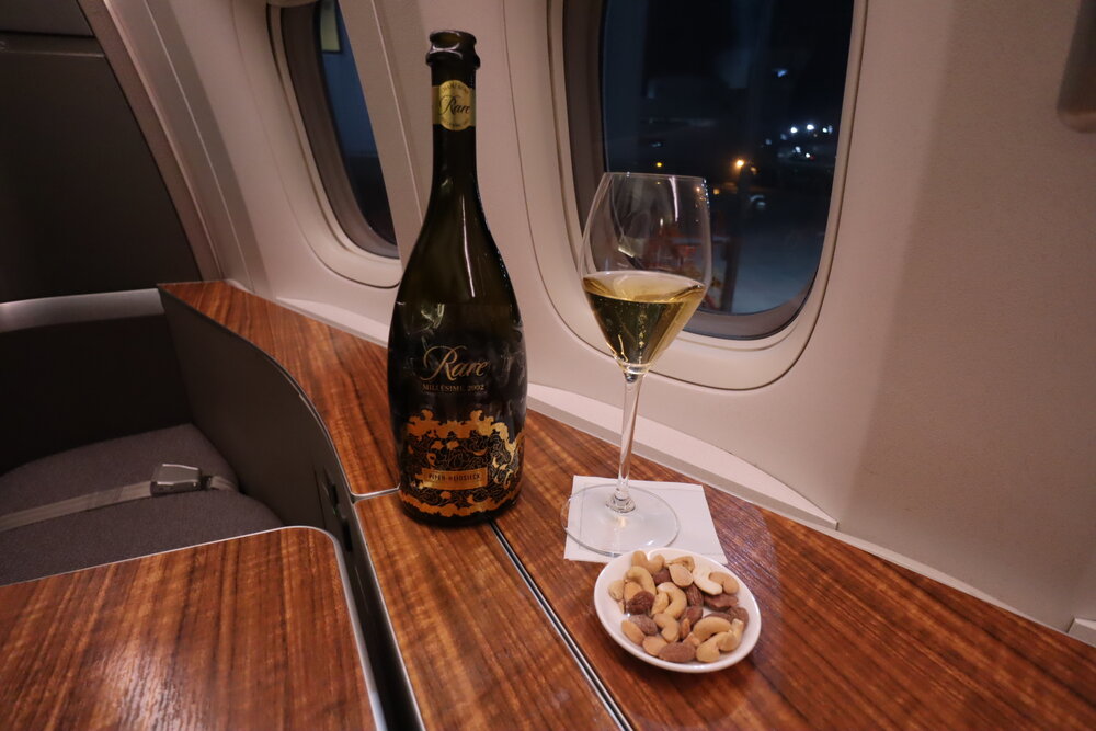 Cathay Pacific First Class – Piper-Heidsieck Rare 2002