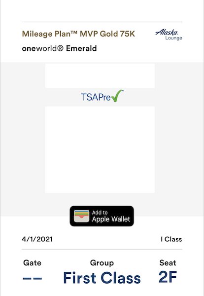 Oneworld Alliance mileage plan add to apple wallet