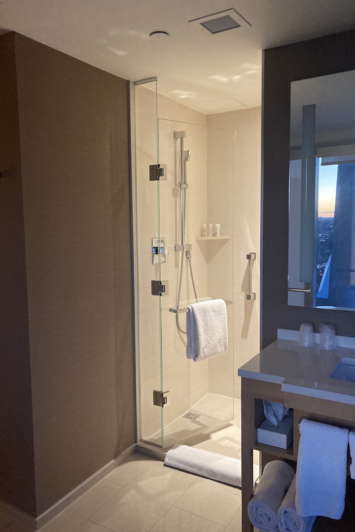 Delta Toronto – Deluxe Guest room, shower