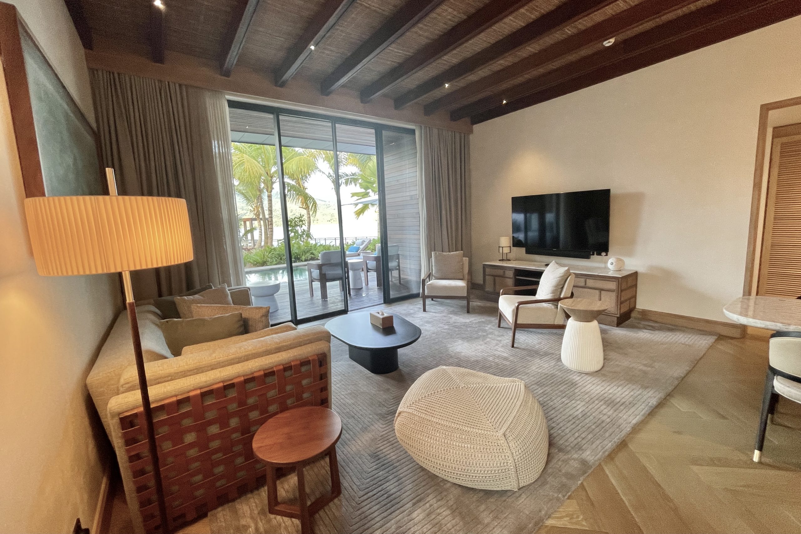 Mango House Seychelles – One-Bedroom Bay View Suite living room