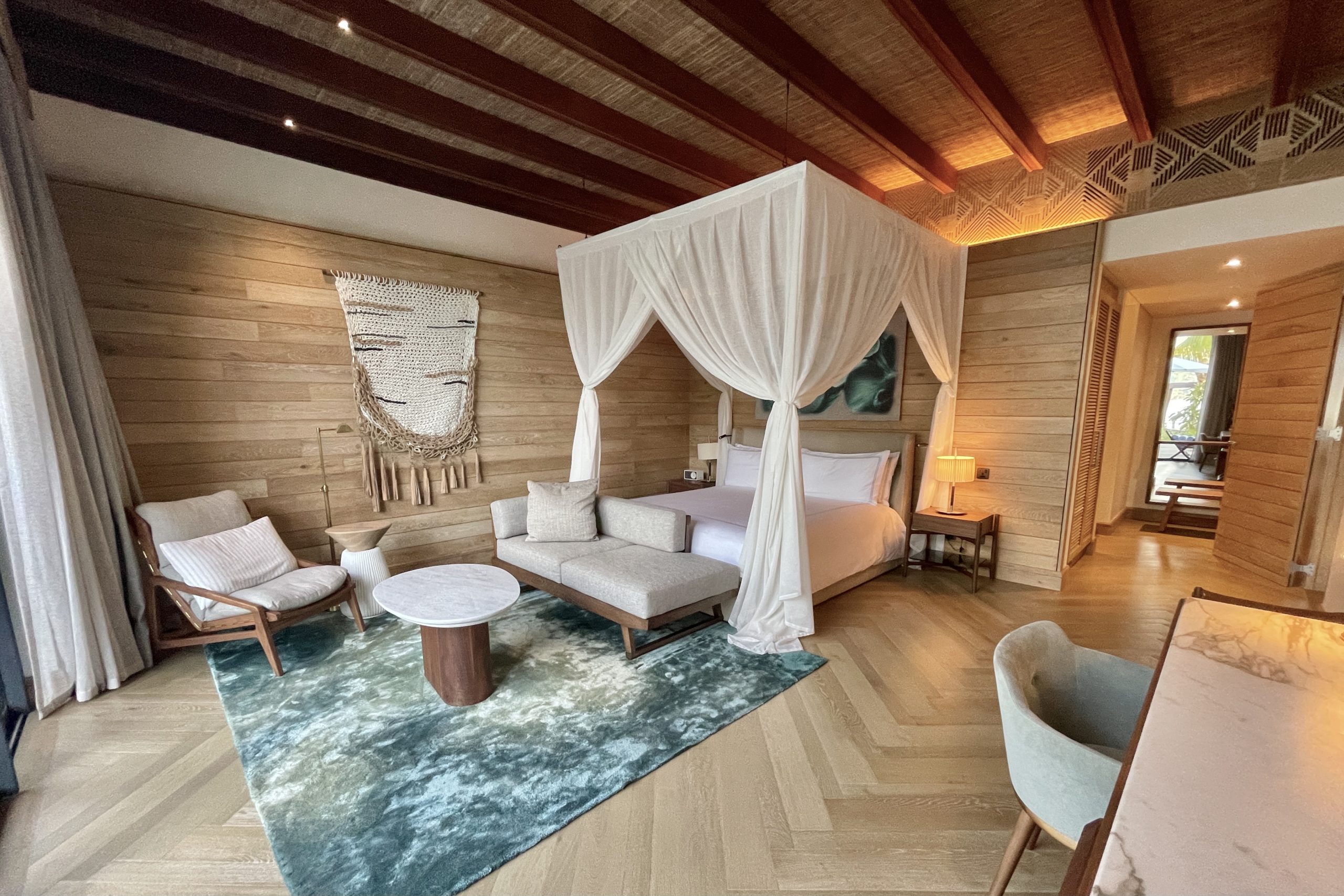 Mango House Seychelles – One-Bedroom Bay View Suite bedroom