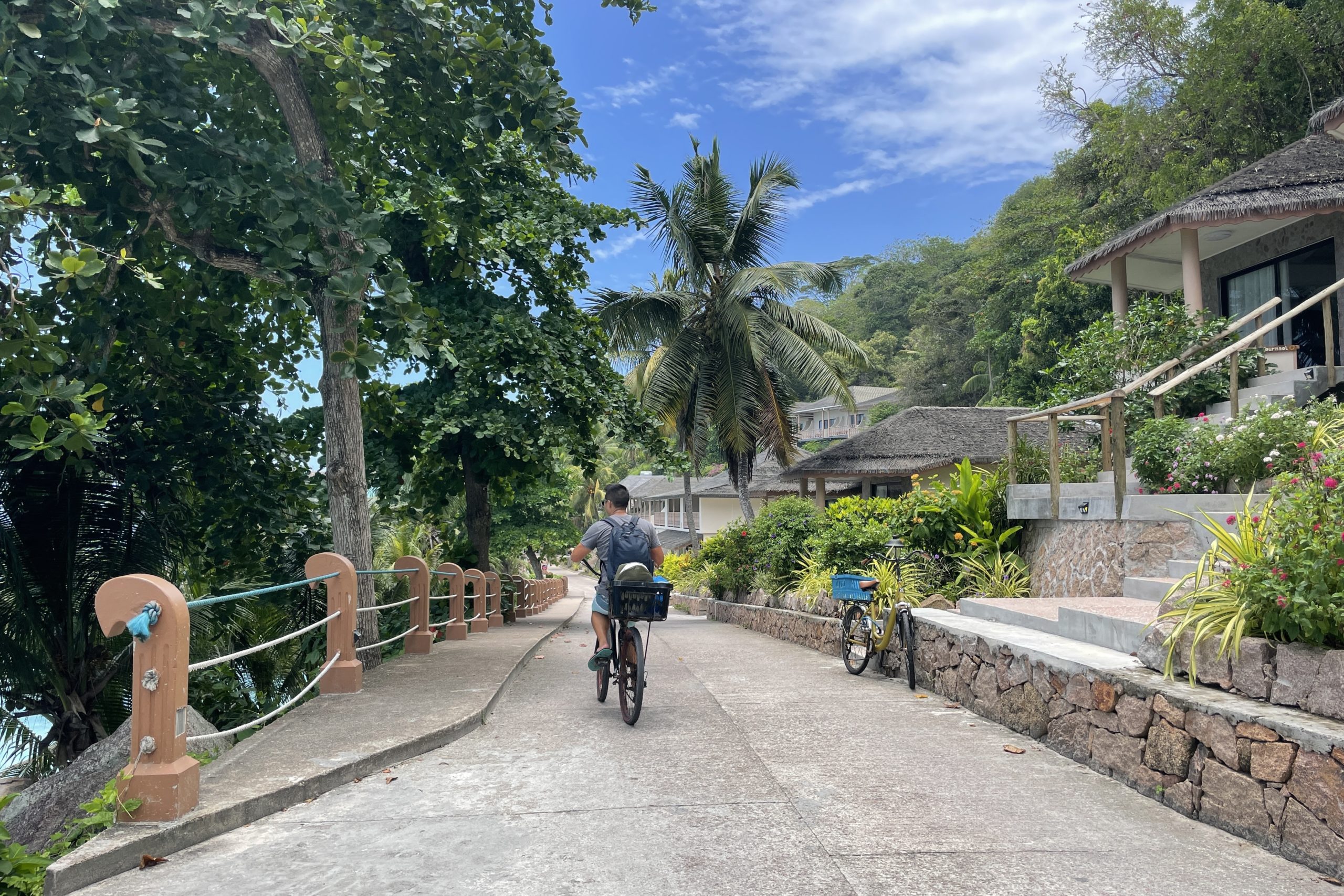 Exploring La Digue by bicycle