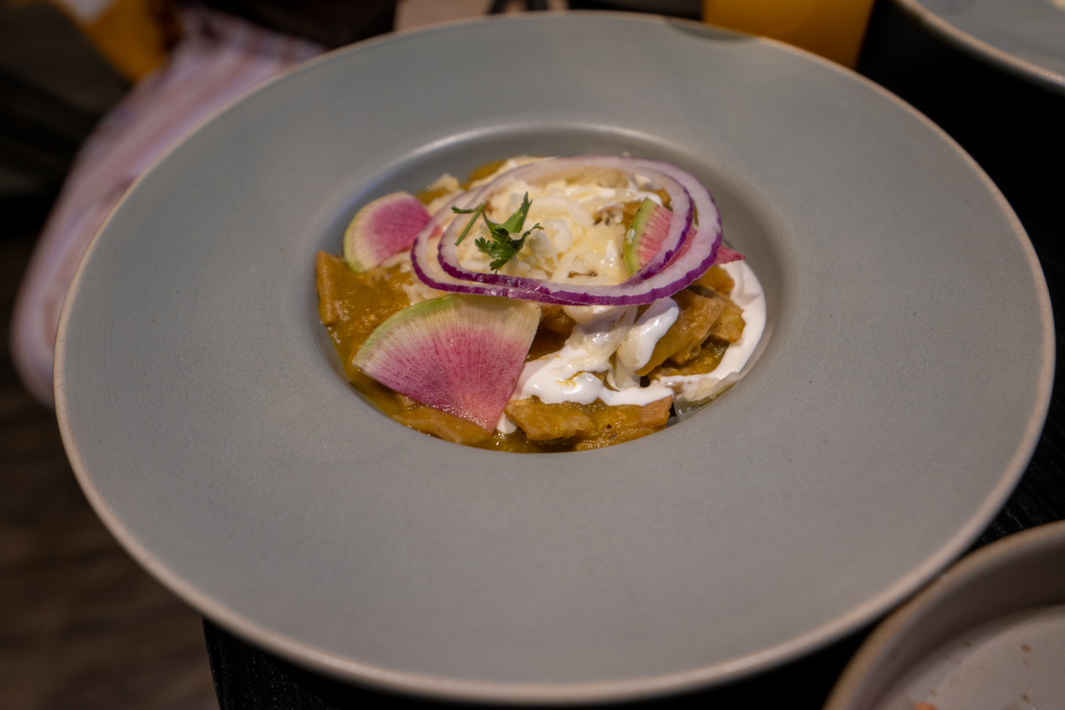 Centurion Lounge Mexico City – Green chilaquiles