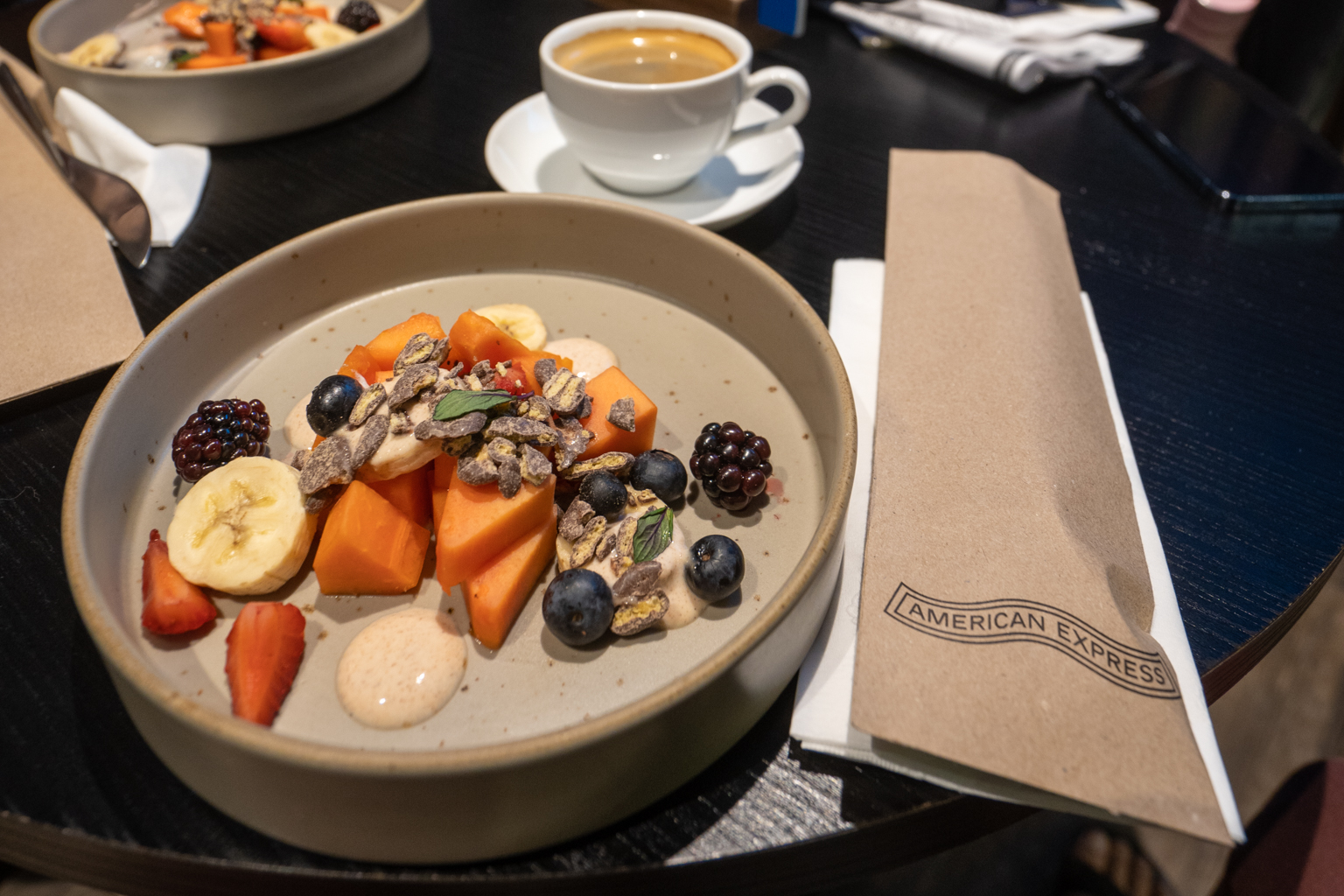 Centurion Lounge Mexico City – Fruit salad