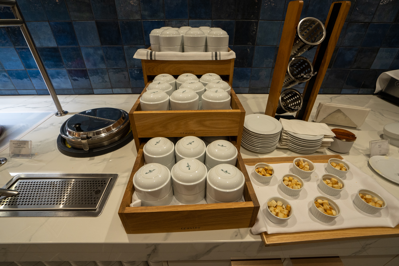 Air France Lounge Montreal – Soup station