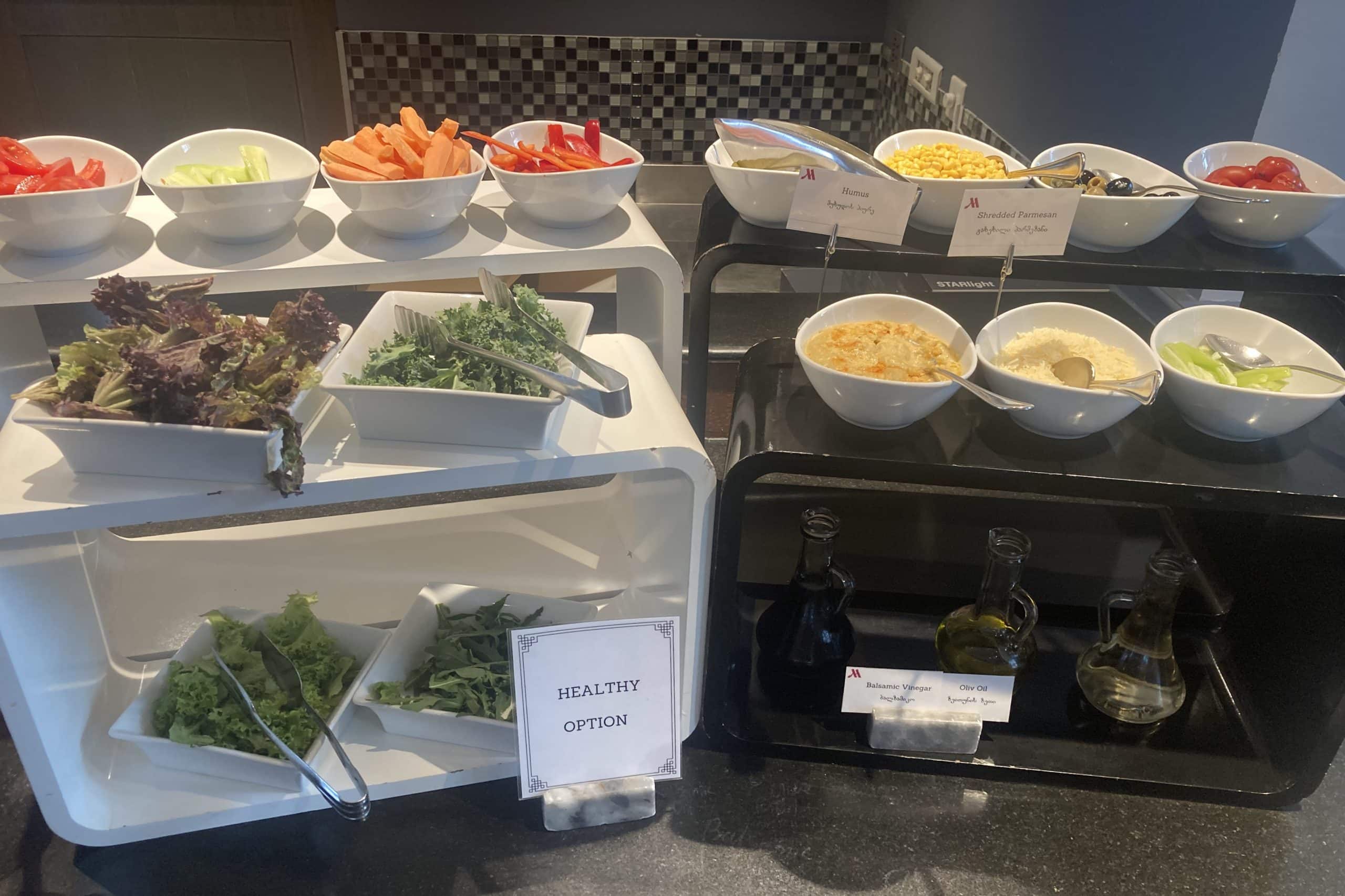 Tbilisi Marriott Hotel – Breakfast salad