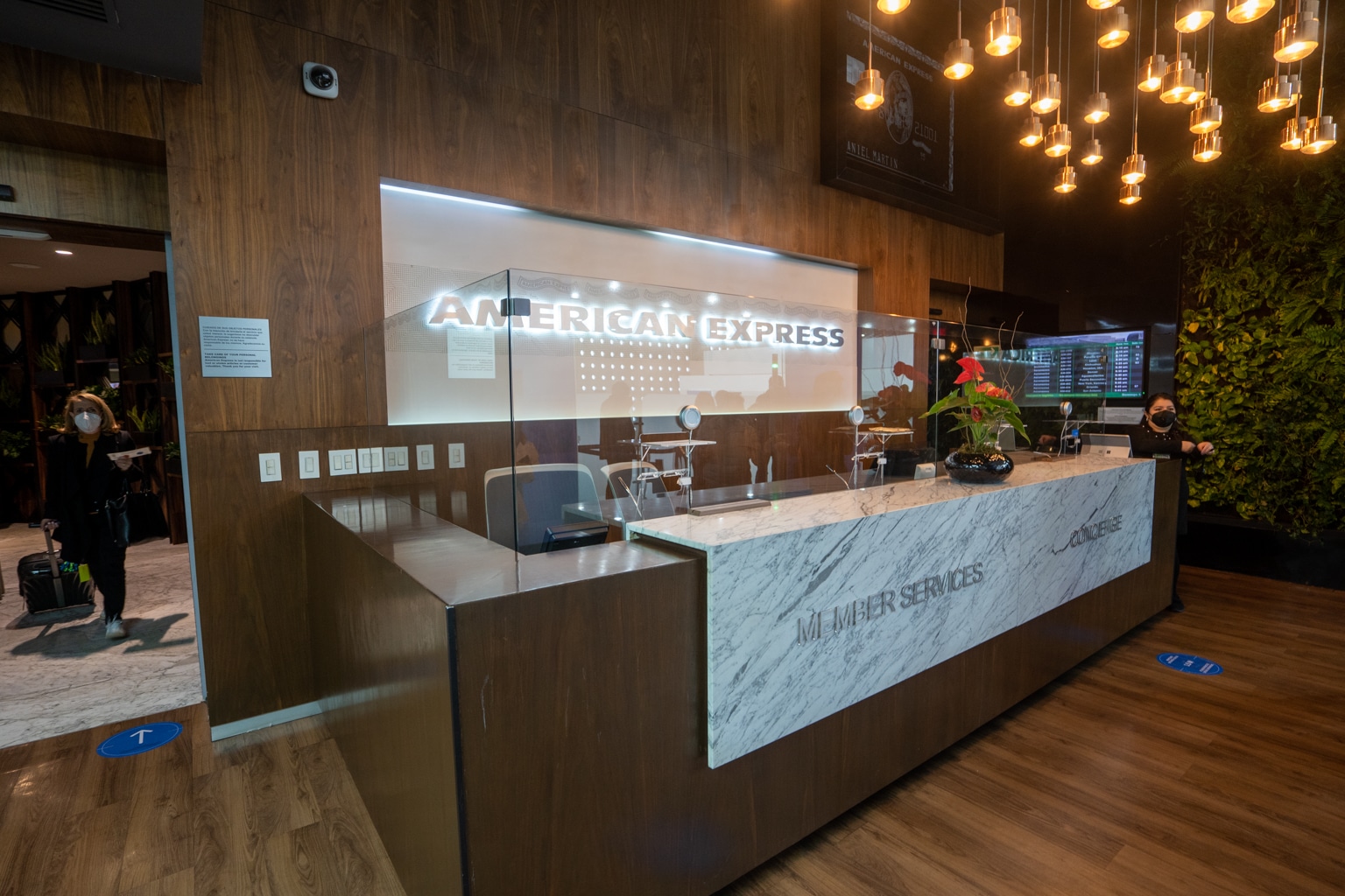 Centurion Lounge Mexico City – Front desk