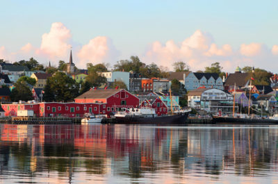 lunenburg city coastline canada