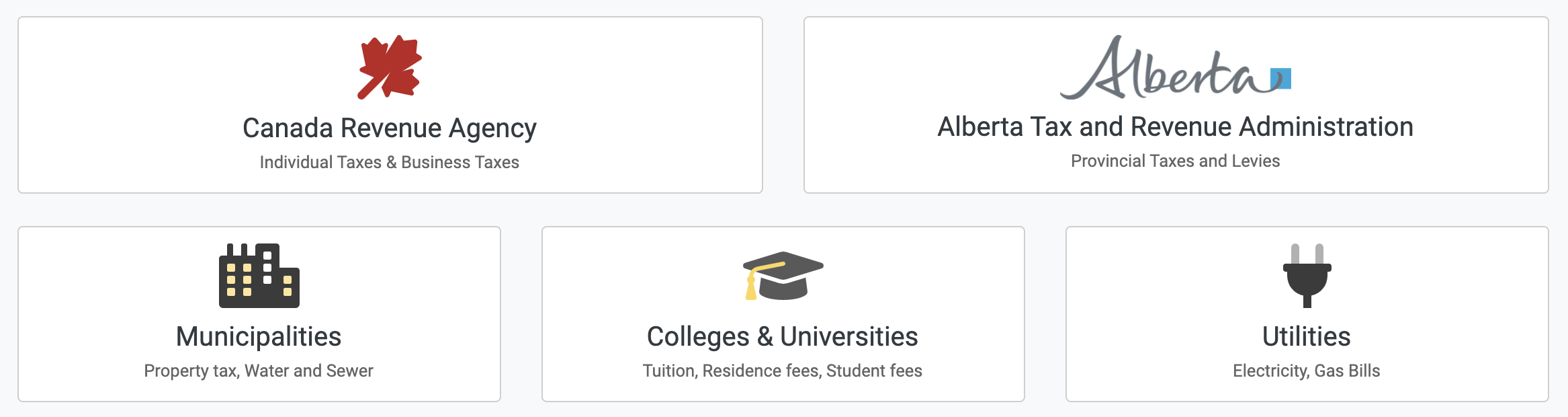 screenshot of PaySimply webpage