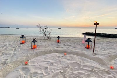 JW Marriott Maldives – Private beach dinner