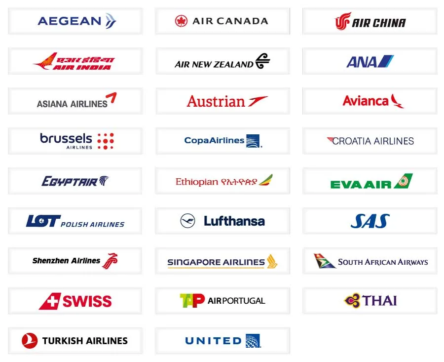 Star Alliance member airlines