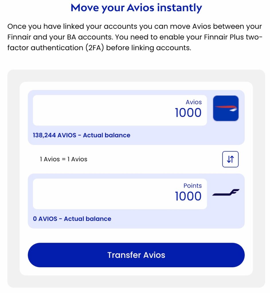 Convert Avios Finnair