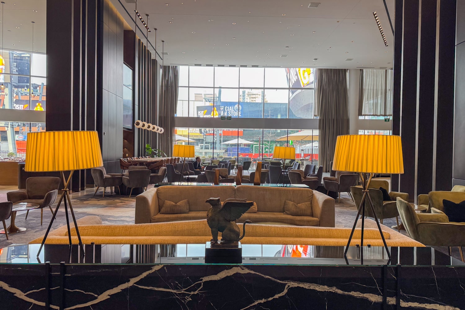 JW Marriott Edmonton ICE District lobby lounge