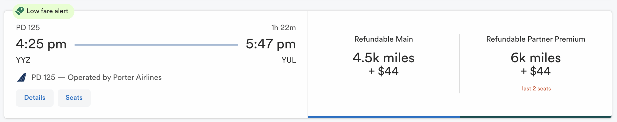 yyz yul porter as yyz yul porter as