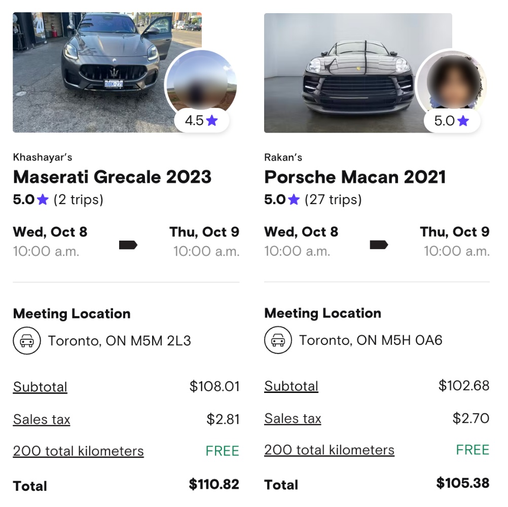 turo luxury car prices turo luxury car prices