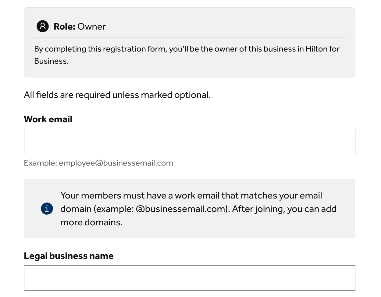 Join Hilton for Business Join Hilton for Business