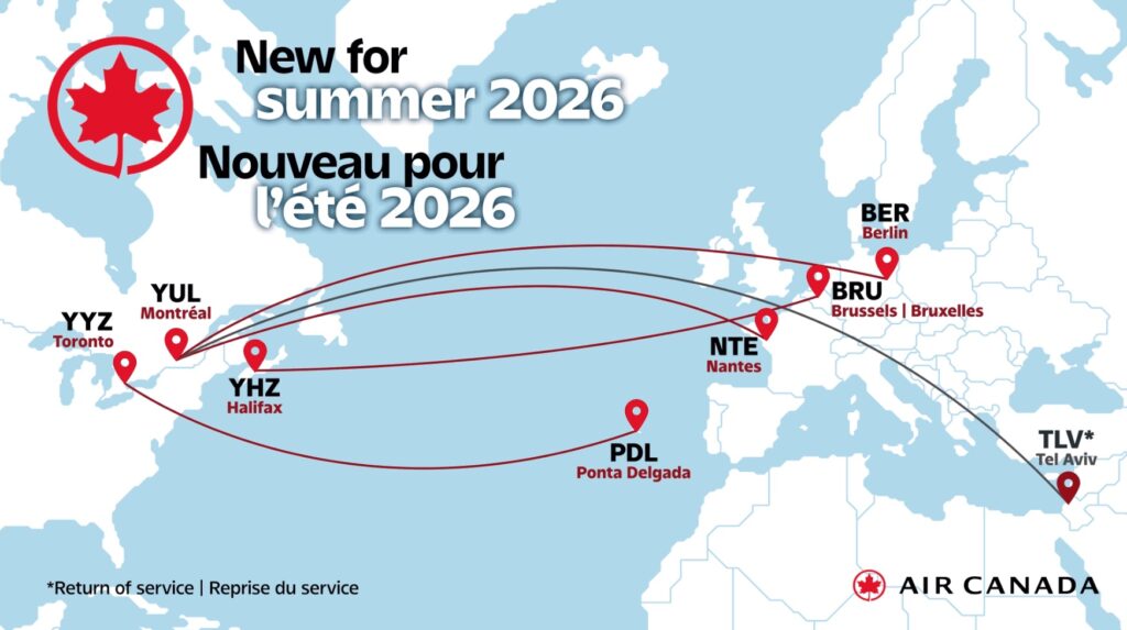 More Europe More Travel Air Canada Further Expands Network to Offer North America’s Second Largest Transatlantic Network by Destinations 11 25 2025 12 10 PM