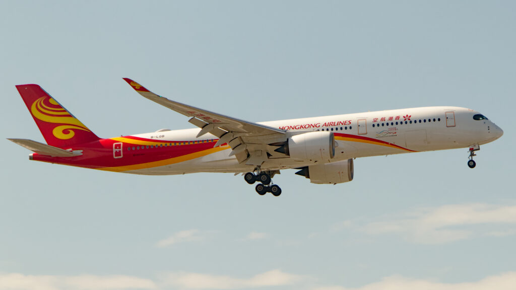 Hong Kong Airlines A350 941 (B LGB) at Los Angeles International Airport
