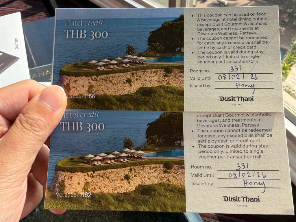 dusit thani pattaya voucher