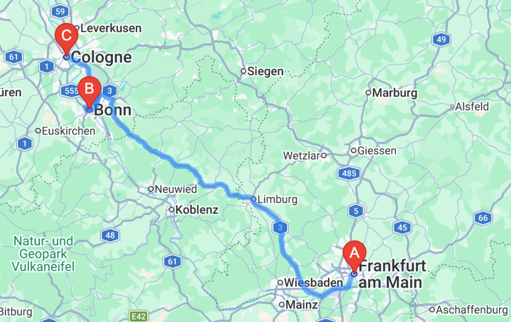 frankfurt bonn cologne